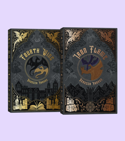 Fourth Wing and Iron Flame - US Alternate Dust Jackets