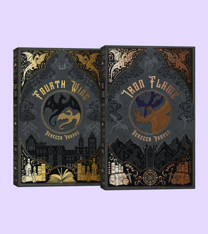 Fourth Wing and Iron Flame - US Alternate Dust Jackets