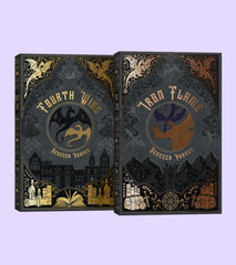 Fourth Wing and Iron Flame - UK Alternate Dust Jackets